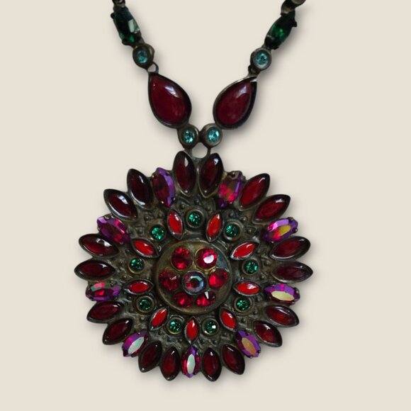 Sorrelli Crystal Sunburst Pendant Necklace - Picture 4 of 8